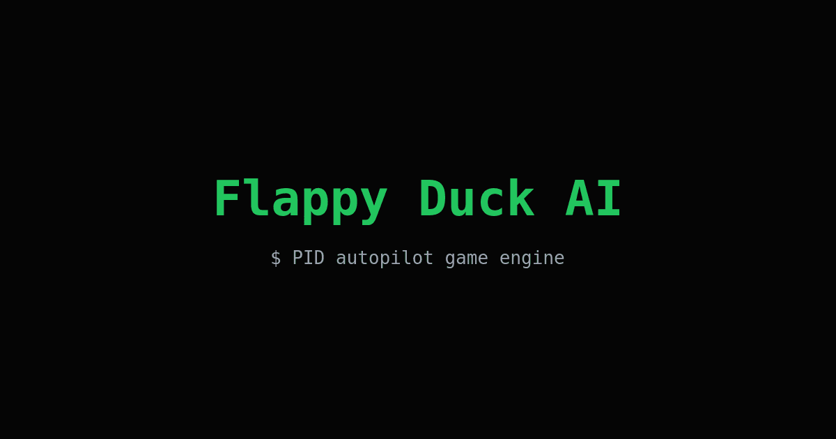 Flappy Duck — AI Mode - Full-stack web application screenshot